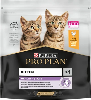 Сухой корм Purina Pro Plan Kitten &amp;lt;1 Healthy Start для котят с курицей 400 г