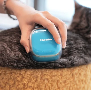 Cheerble Candy Brush - Массажная расческа для кошек, голубой