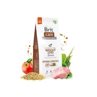 Сухой гипоаллергенный корм для собак всех пород с избыточным весом Brit Care Dog Hypoallergenic Weight Loss с кроликом 3 кг