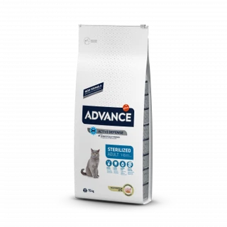 Сухой корм Advance Cat Sterilized для стерилизованых котов с индейкой 15 кг