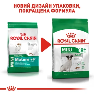 Сухой корм для взрослых собак мелких пород Royal Canin Mini Adult 8+ старше 8 лет 800 г
