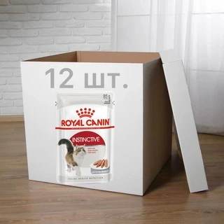 ПАК. Вологий корм Royal Canin INSTINCTIVE LOAF (Паштет) для дорослих котів 12шт по 85 г