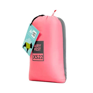 Двостороння куртка для собак AiryVest, розмір XS 22, коралово-сіра