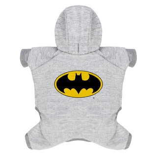 Комбінезон для собак WAUDOG Clothes, малюнок "Бетмен лого", софтшелл, XS30, B 36-40 см, С 24-27 см