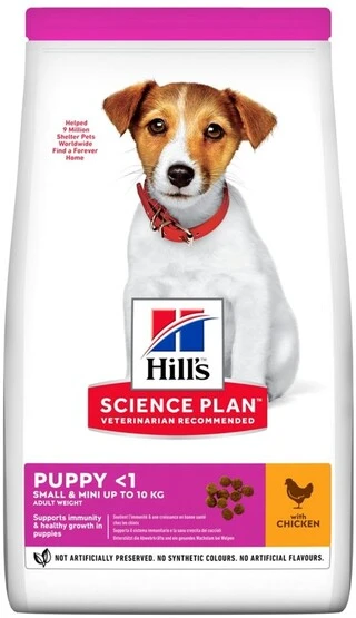 Сухой корм для щенков малых и миниатюрных пород Hill's Science Plan Puppy Smal&amp;amp;Mini с курицей 1.5 кг