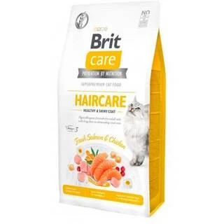 Brit Care Cat Haircare Healthy and Shiny Coat для шкіри та шерсті котів - 7 кг