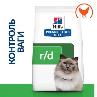 Сухий корм Hill's Prescription Diet r/d Weight Reduction для котів з куркою 1.5 кг для зниження ваги
