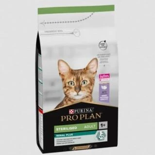 Сухой корм для котов Purina Pro Plan Sterilised Renal Plus с индейкой 1.5 кг (НФ-00000360)