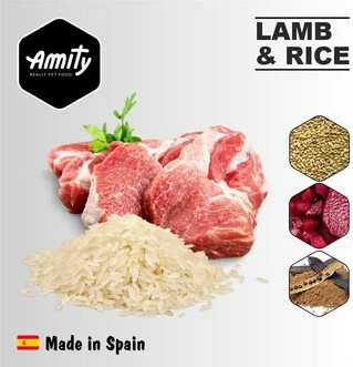 Корм для собак Amity Lamb&amp;amp;Rice дієтичний з ягням та рисом 15 кг (8436538940471)