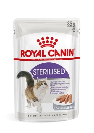 ПАК.Влажный корм Royal Canin STERILIZED LOAF (Паштет) для взрослых стерилизованных кошек 12шт по 85 г