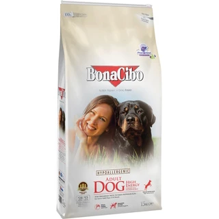 Сухой корм для собак BonaCibo Adult Dog High Energy Chicken&amp;amp;Rice with Anchovy с мясом курицы, анчоусами и рисом 15 кг (BC405802)