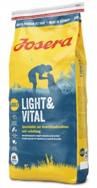 Сухий корм для малорухливих собак Josera Light &amp; Vital Adult з куркою 15 кг