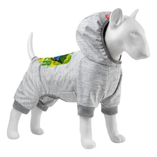 Комбінезон для собак WAUDOG Clothes, малюнок &quot;Джокер&quot;, софтшелл, S32, B 42-47 см, С 28-33 см