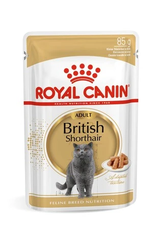 ПАК. Вологий корм Royal Canin BRITISH SHORTHAIR ADULT для дорослих кішок Британської породи 12шт по 85 г