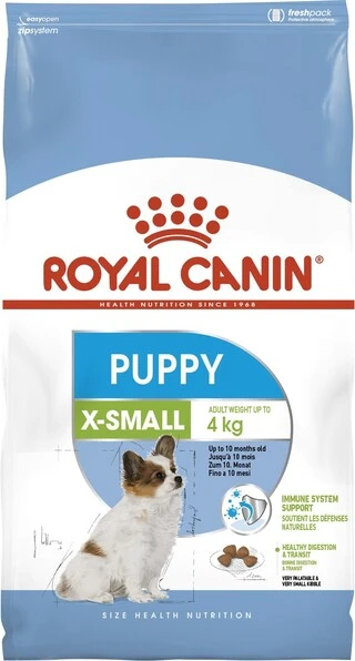 Сухой корм для щенков мелких пород Royal Canin X-Small Puppy до 10 месяцев 1,5 кг