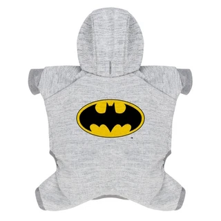 Комбинезон для собак WAUDOG Clothes, рисунок "Бэтмен лого", софтшелл, XS30, B 36-40 см, С 24-27 см