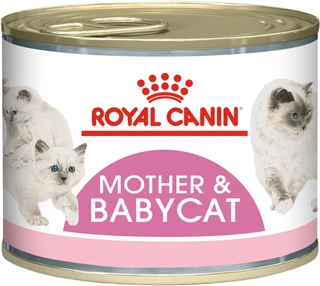 ПАК. Вологий корм для новонароджених кошенят Royal Canin Mother &amp; Babycat Cans 6 шт по 195 г