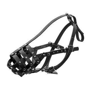 Намордник твердый "CoLLaR" (доберман, овчарка малая, далматин, сеттер малый), черный