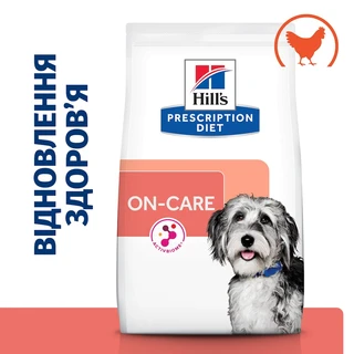 Сухой корм Hill's PD Canine On-Care для взрослых собак в период выздоровления 1.5 кг