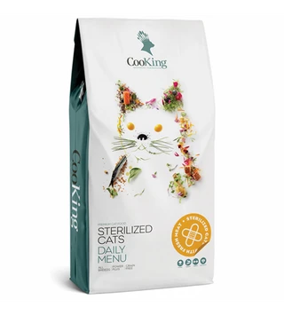 Сухой беззерновой корм CooKing Sterelized Cats для стерилизованных кошек с рыбой 2 кг