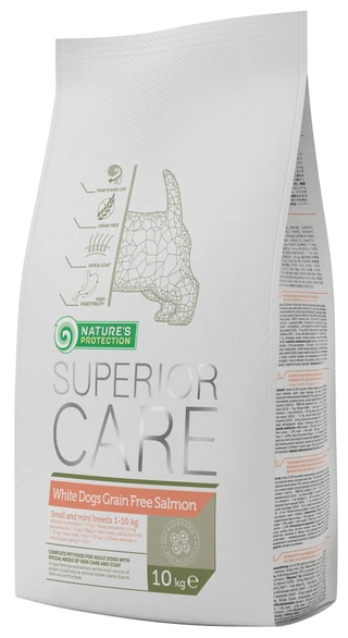 Сухий корм Nature's Protection Superior Care White Dogs Grain Free Adult Small and Mini Breeds Salmon 1,5 кг