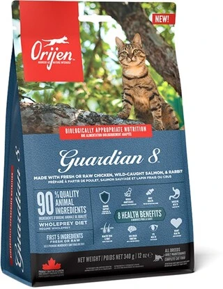 Сухий корм для котів усіх порід і вікових груп Orijen Cat Guardian 8 340 г (o71889)