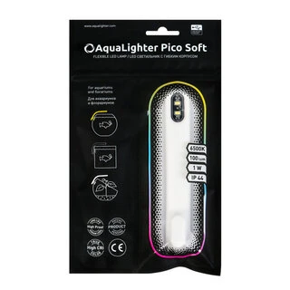 Світлодіодний світильник COLLAR AquaLighter Pico Soft (для квадратного акваріума до 10л, круглого - до 30л), 6500К, білий