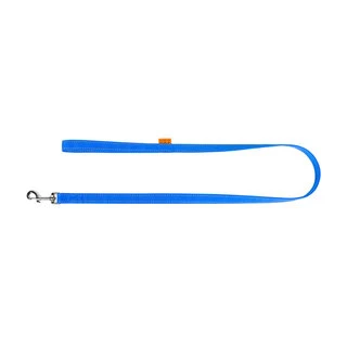 Поводок "Dog Extremе" нейлоновый двойной (ширина 25мм, длина 122см), голубой