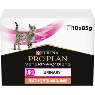 Упаковка влажного корма для кошек Purina Pro Plan Veterinary Diets UR ST/OX Urinary снижения струвитных камней 10 x 85 г