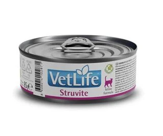 Фармина влажный корм Vet Life Struvite диет. питание, для растворения струвитных уролитов, 85 г