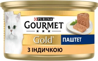 Упаковка влажного корма для кошек Purina Gourmet Gold Паштет с индейкой 24 шт по 85 г
