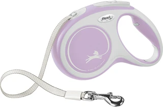 Поводок-рулетка Flexi New Comfort М стрічка 5 м Ліловий