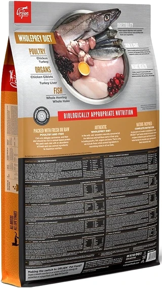 Сухой корм для кошек для всех пород и стадий жизни Orijen Original Cat 5.4 кг (o28054)