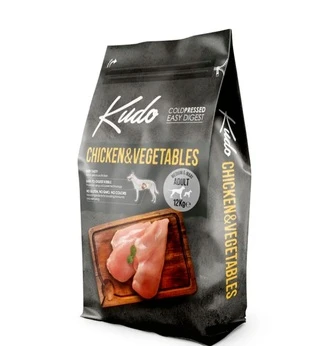 Сухой корм для собак всех пород Kudo с курицей и овощами 12 кг (8606109019954)