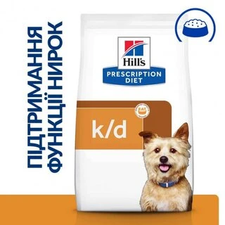 Сухий корм Hill's Prescription Diet k/d Kidney Care для собак 1.5 кг