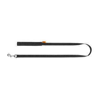 Поводок "Dog Extremе" нейлоновый с прорезиненной ручкой (ширина 25мм, длина 122 см), черный