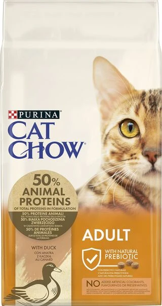 Сухий корм для дорослих котів Purina Cat Chow Adult з качкою 15 кг