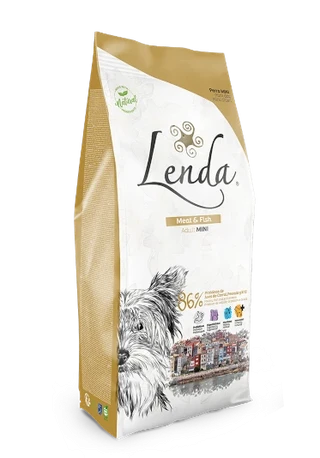 Сухой корм для собак мелких пород с мясом и рыбой Lenda MEAT &amp;amp; FISH Mini с мясом и рыбой, 2 кг