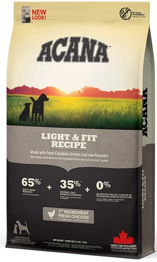 Сухой корм для собак ACANA Light&amp;amp;Fit Recipe для всех возрастов всех пород 11.4 кг (a51211)