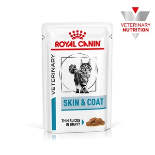 ПАК.Вологий корм для дорослих котів ROYAL CANIN SKIN &amp; COAT CAT Pouches 12 шт. по 85г