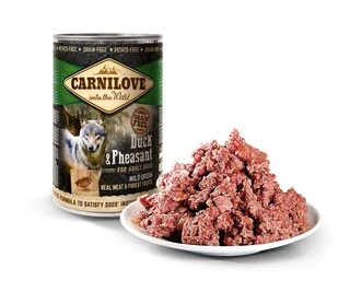 Вологий корм для собак Carnilove Dog k з качкою та фазаном 400 г (8595602529230)
