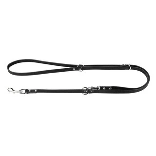 Поводок перестежка "CoLLaR" (ширина 14мм, длина 122,142,183 см), черный