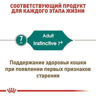 ПАК.Вологий корм Royal Canin INSTINCTIVE+7 для старіючих котів (Соус) 12шт по 85 г