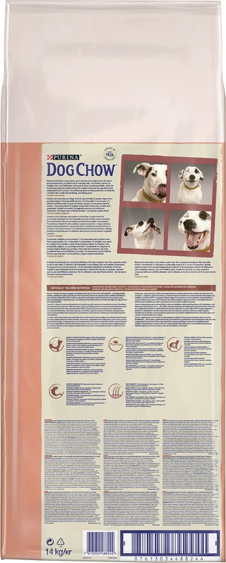 Сухой полнорационный корм Purina Dog Chow для взрослых собак склонных к аллергии с лососем 14 кг