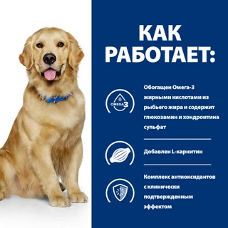 Сухий корм Hill's Prescription Diet j/d Joint Care для собак з куркою 12 кг