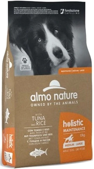 Сухий корм для собак Almo Nature Holistic Dog для собак середніх і великих порід з тунцем і рисом 12 кг