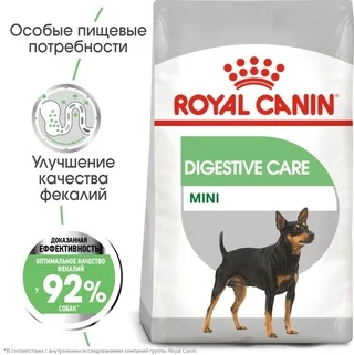 Сухой корм Royal Canin MINI DIGESTIVE CARE для взрослых собак Мелких пород с чувствительным пищеварением 3 кг