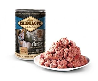 Влажный корм для собак Carnilove Dog k с лососем и индейкой 400 г (8595602529278)