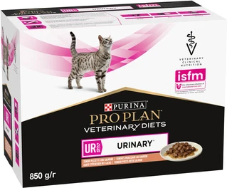Упаковка влажного корма для кошек Purina Pro Plan Veterinary Diets UR ST/OX Urinary снижения струвитных камней 10 x 85 г