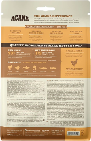 Сухий корм для котів усіх порід ACANA Wild Prairie Cat 340 г (a64034)